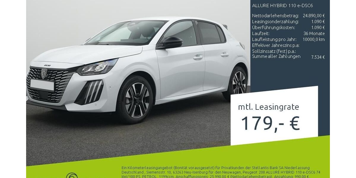 Peugeot 208 2.000 km 24.590 &euro; Stuhr 28816