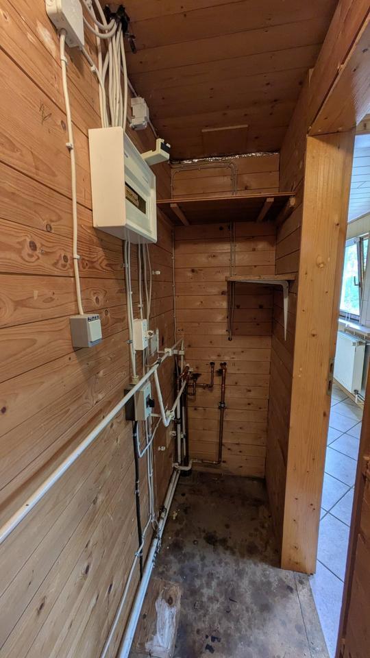 Wochenendhaus Tinyhouse Holzhaus in einem Wochenendgebiet