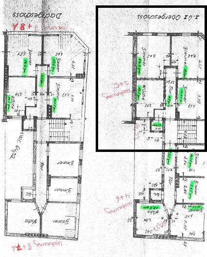 Etagenwohnung Bremen Findorff - 3 Zimmer, 65 m&sup2;, 179.000&euro; | Angebot:26993781