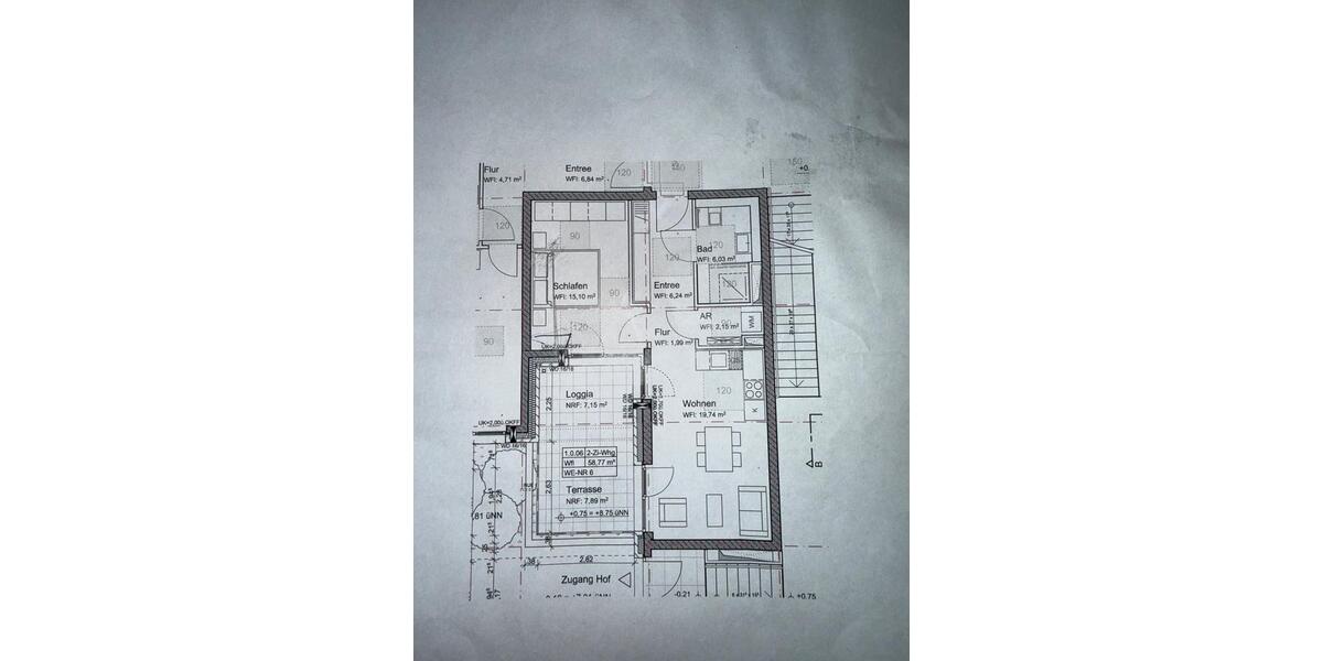 Erdgeschoßwohnung Bremen Neustadt - 2 Zimmer, 58 m&sup2;, 766&euro; | Angebot:25281830