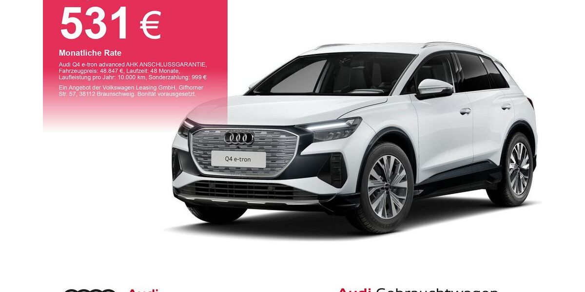 Audi Q4 e-tron 4.376 km 48.847 &euro; Bremen 28207