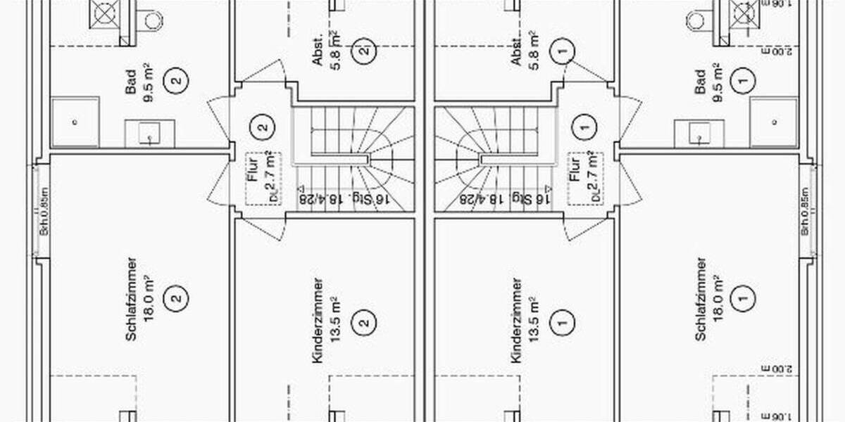 Doppelhaushälfte Schwanewede - 3 Zimmer, 125 m&sup2;, 499.000&euro; | Angebot:26253567
