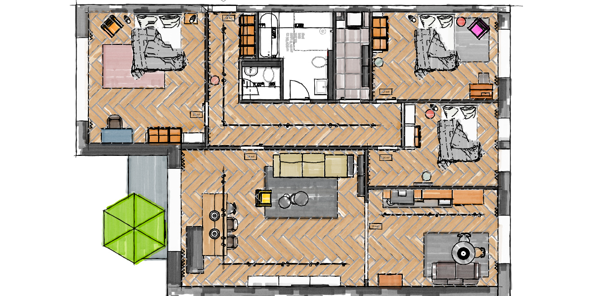 Etagenwohnung Bremen Oberneuland - 4 Zimmer, 147 m&sup2;, 887.895&euro; | Angebot:27132085