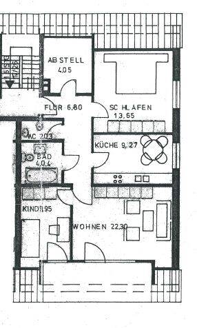 Etagenwohnung Delmenhorst Iprump/Stickgras - 2 Zimmer, 68 m&sup2;, 169.000&euro; | Angebot:26142861