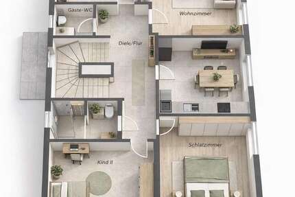 Wohnung Achim - 4 Zimmer, 110 m&sup2;, 1.300&euro; | Angebot:26124855