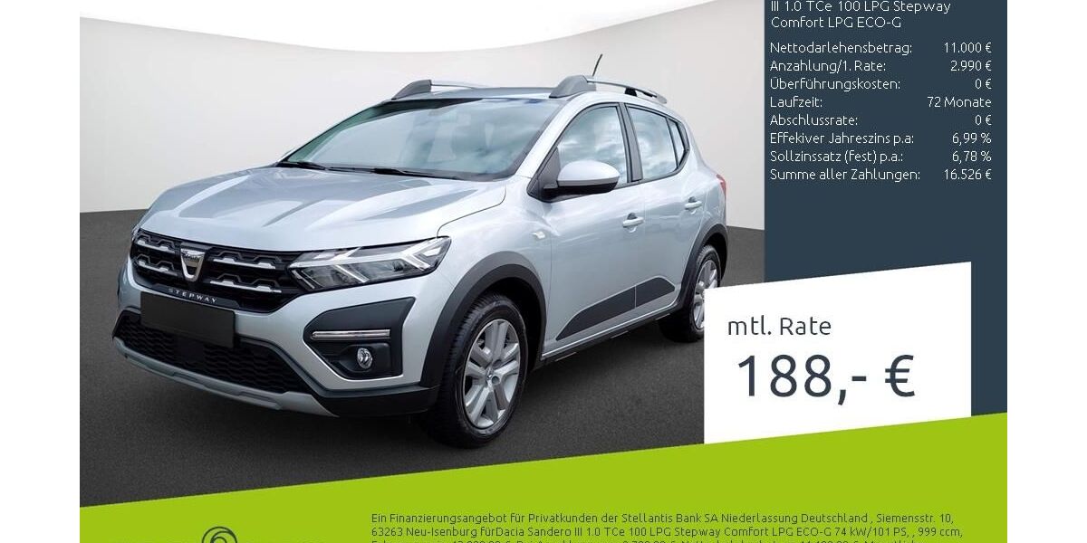 Dacia Sandero 17.001 km 13.990 &euro; Stuhr 28816