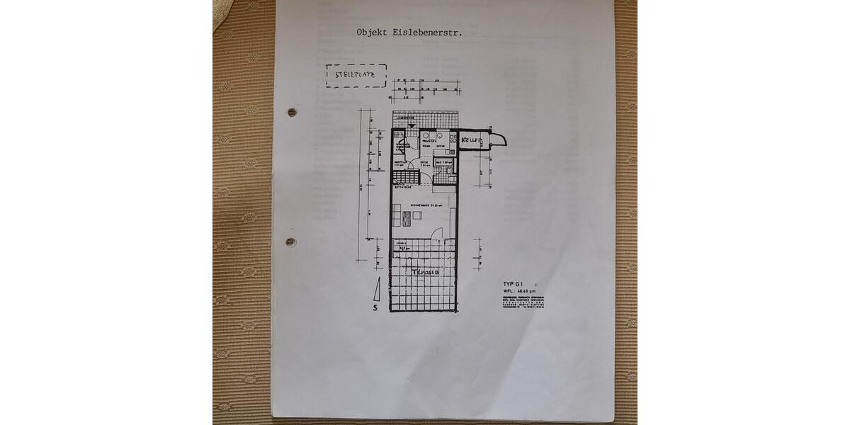 Erdgeschoßwohnung Bremen Hemelingen - 1 Zimmer, 48 m&sup2;, 137.000&euro; | Angebot:26990388
