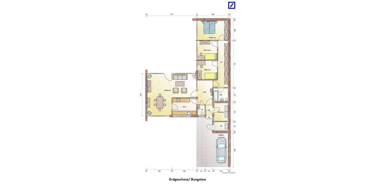 Reihenmittelhaus Lilienthal Falkenberg - 4 Zimmer, 142 m&sup2;, 399.000&euro; | Angebot:26852954