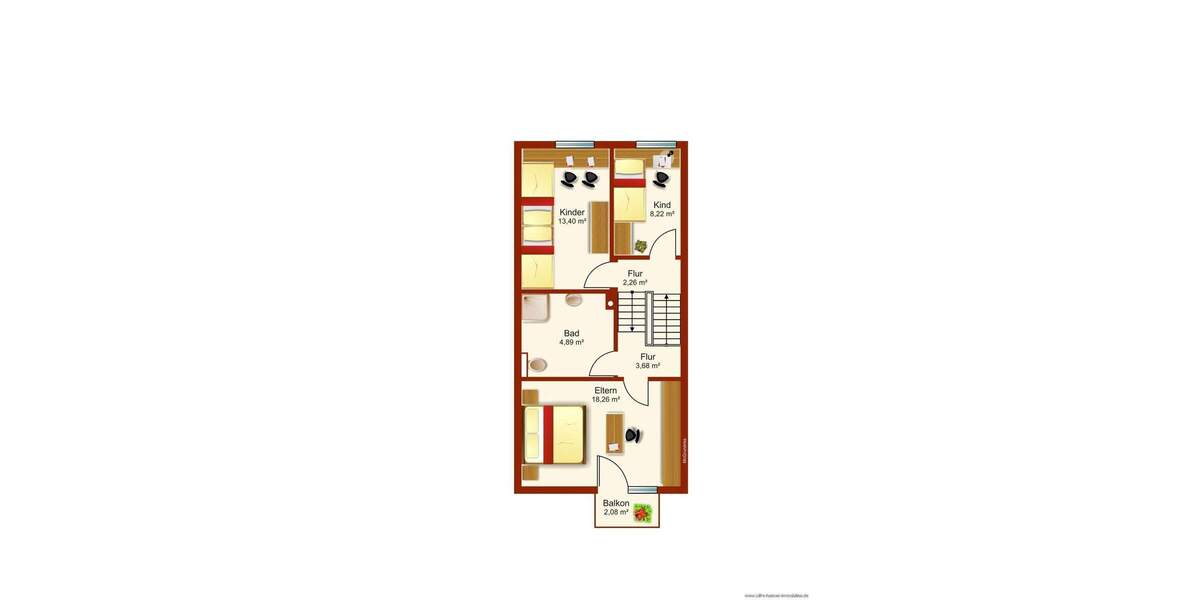 Reihenmittelhaus Bremen Burg-Grambke - 5 Zimmer, 120 m&sup2;, 299.000&euro; | Angebot:25645397