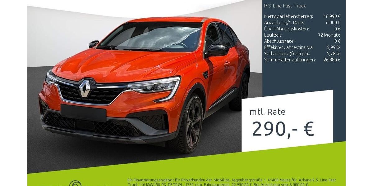 Renault Arkana 33.766 km 22.289 &euro; Stuhr 28816