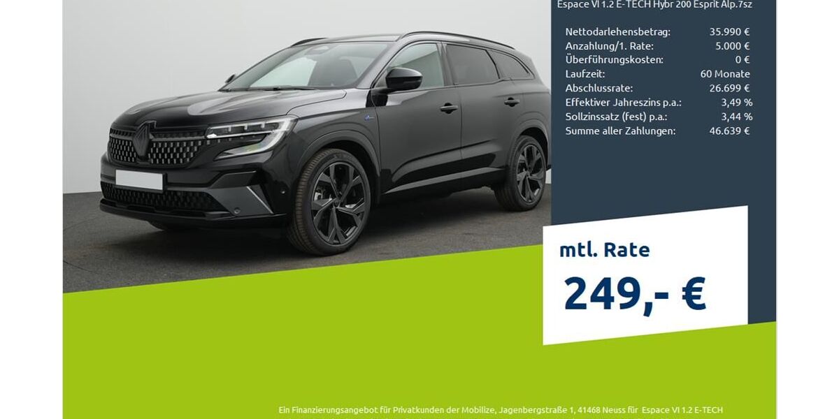 Renault Espace 3.641 km 40.990 € Bremen 28207