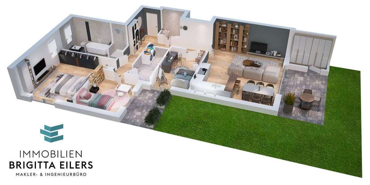 Etagenwohnung Achim - 4 Zimmer, 135 m&sup2;, 639.000&euro; | Angebot:26060383