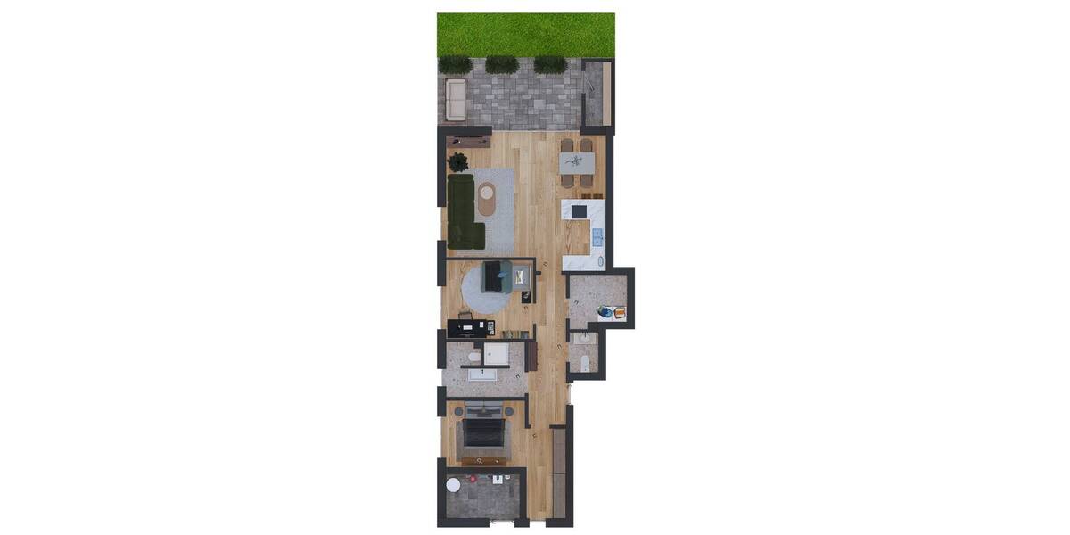 Etagenwohnung Achim Baden - 3 Zimmer, 107 m&sup2;, 499.000&euro; | Angebot:26065459