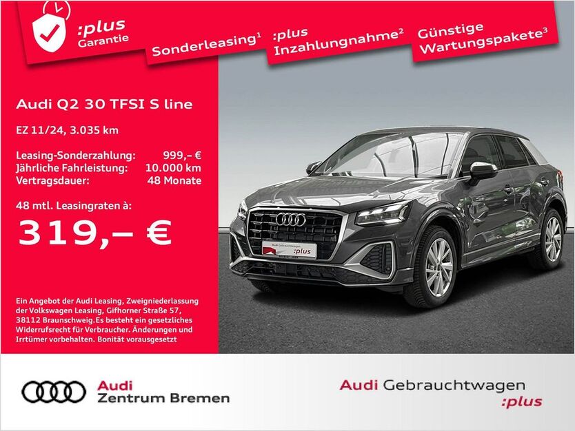 Audi Q2 3.035 km 30.950 € Bremen 28207