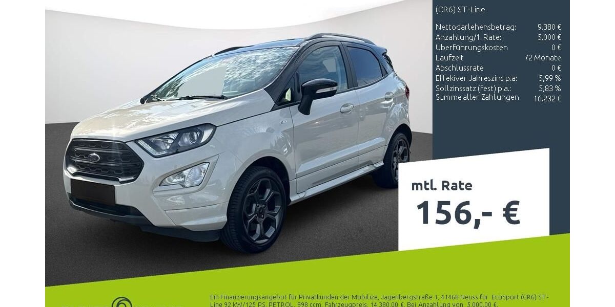 Ford EcoSport 93.889 km 13.480 &euro; Stuhr 28816