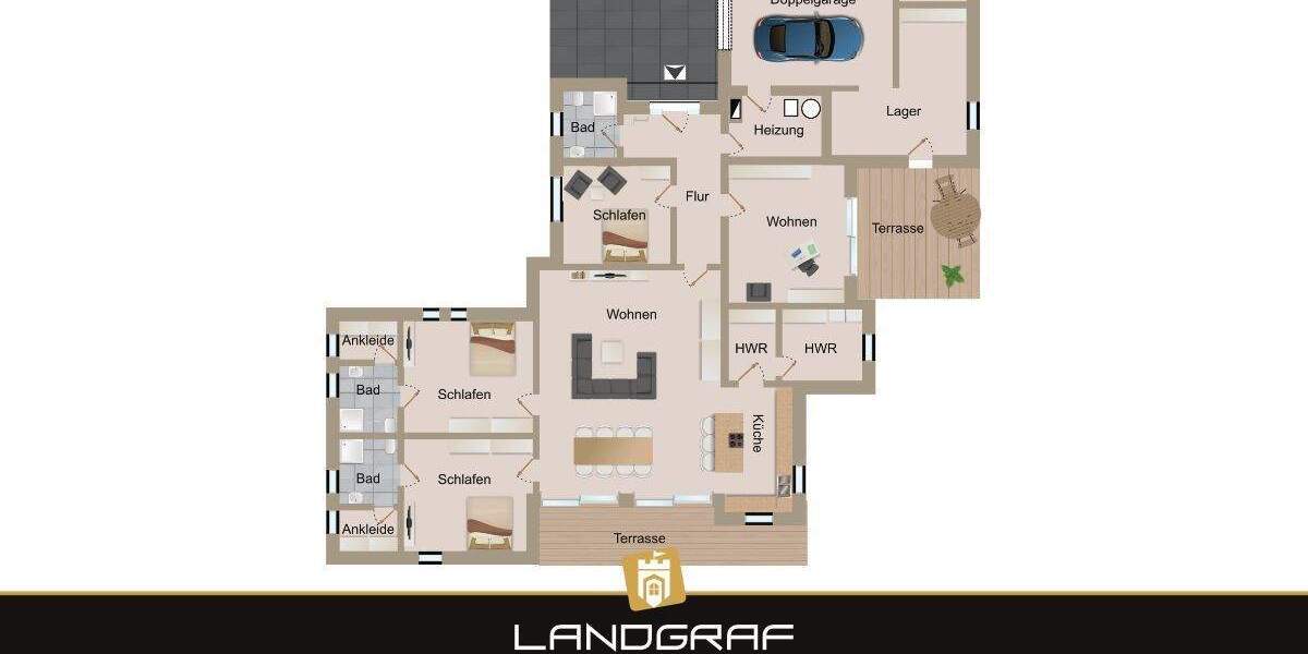 Mehrfamilienhaus, Wohnhaus Harpstedt - 5 Zimmer, 225 m&sup2;, 699.000&euro; | Angebot:25916149