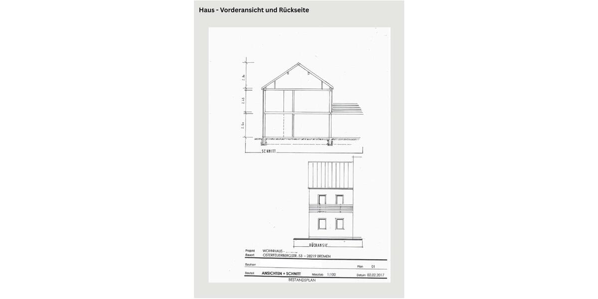 Reihenhaus Bremen Gröpelingen - 4 Zimmer, 138 m&sup2;, 379.000&euro; | Angebot:26819273