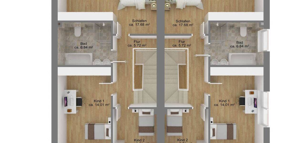 Reihenmittelhaus Weyhe Melchiorshausen - 5 Zimmer, 119 m&sup2;, 409.000&euro; | Angebot:25685381