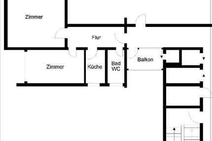 Wohnung Bremen Osterholz - 2 Zimmer, 61 m&sup2;, 496&euro; | Angebot:27166602