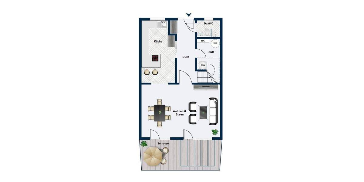 Reihenmittelhaus Weyhe Leeste - 5 Zimmer, 157 m&sup2;, 549.000&euro; | Angebot:26805503