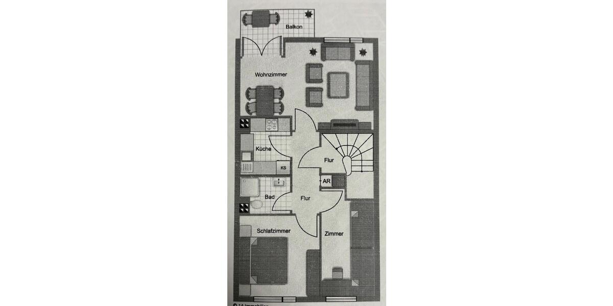 Etagenwohnung Bremen Walle - 3 Zimmer, 50 m&sup2;, 1.000&euro; | Angebot:24980177