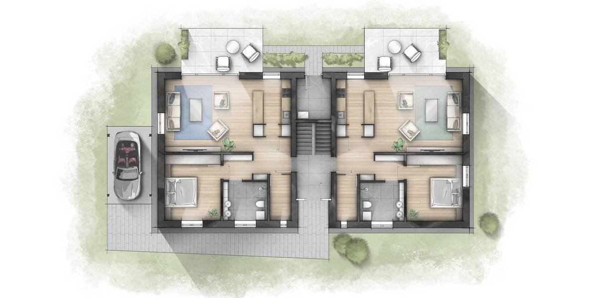 Etagenwohnung Worpswede - 2 Zimmer, 79 m&sup2;, 361.000&euro; | Angebot:25734520