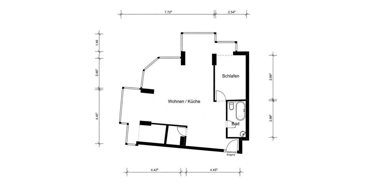 Etagenwohnung Bremen Ostertor - 2 Zimmer, 75 m&sup2;, 329.000&euro; | Angebot:25787236