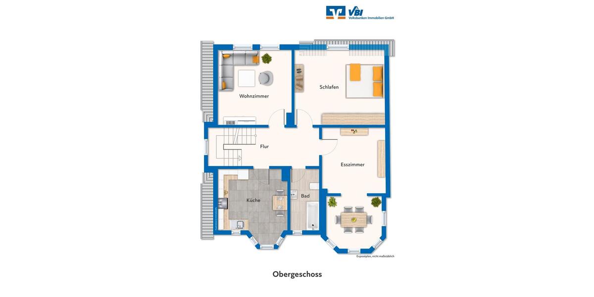 Etagenwohnung Osterholz-Scharmbeck Scharmbeck - 5 Zimmer, 136 m&sup2;, 1.200&euro; | Angebot:24793430
