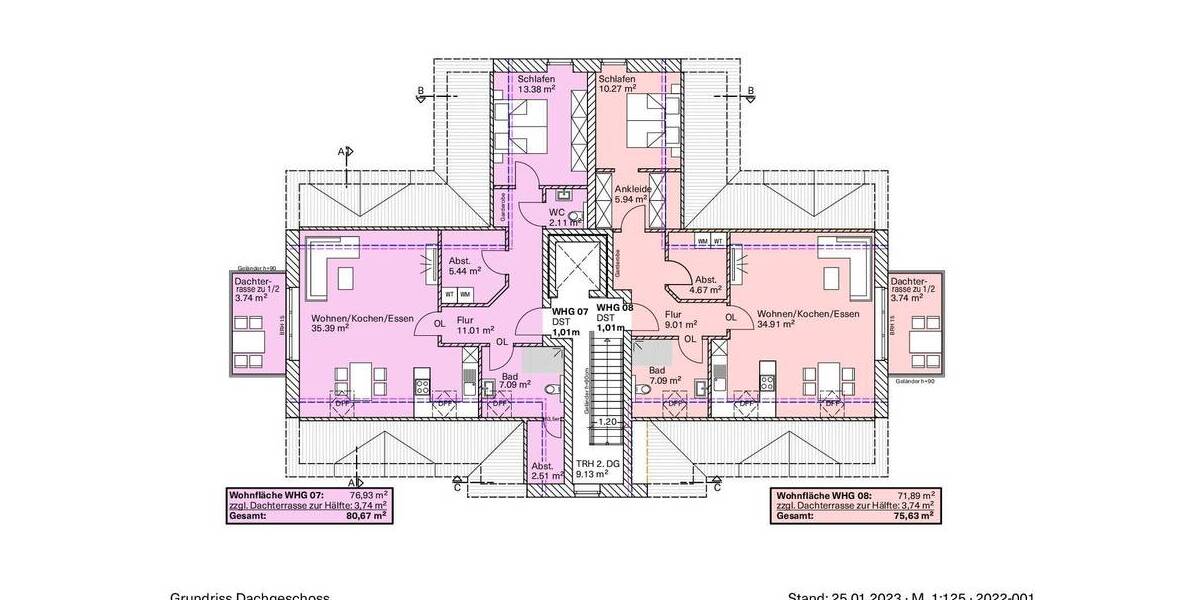 Etagenwohnung Stuhr Brinkum - 3 Zimmer, 95 m&sup2;, 364.000&euro; | Angebot:23955518