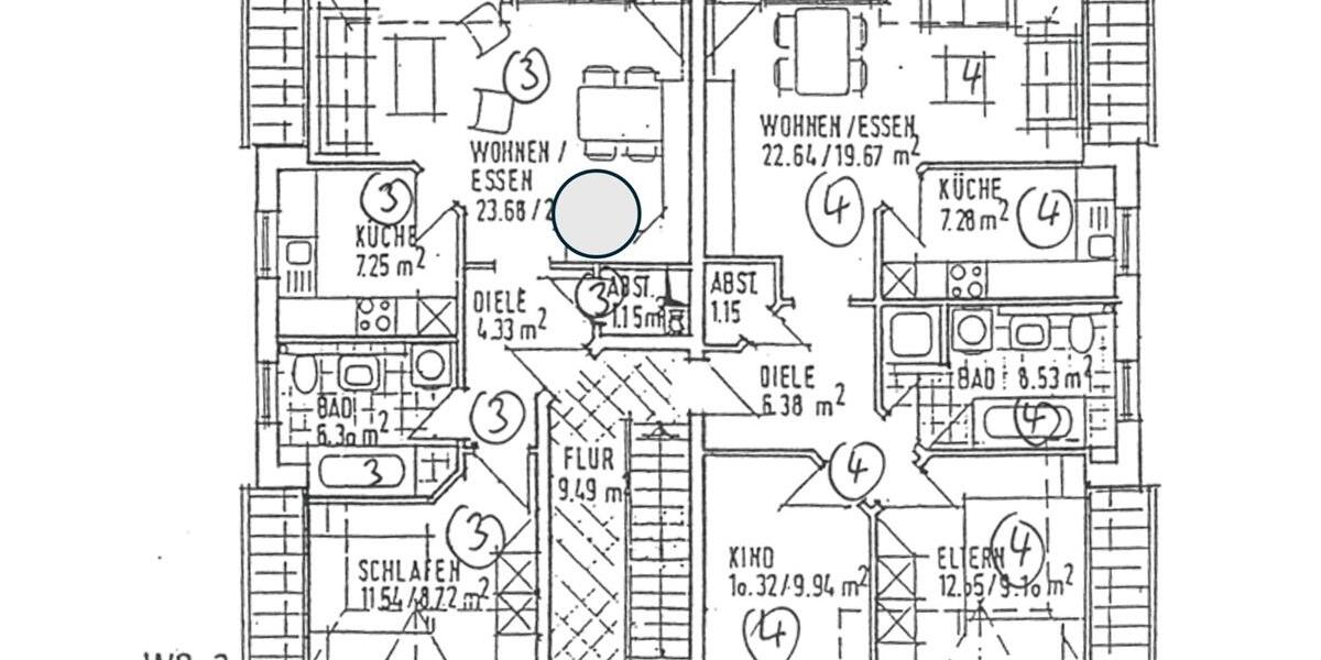 Maisonettenwohnung Weyhe - 3 Zimmer, 79 m&sup2;, 275.000&euro; | Angebot:26976472