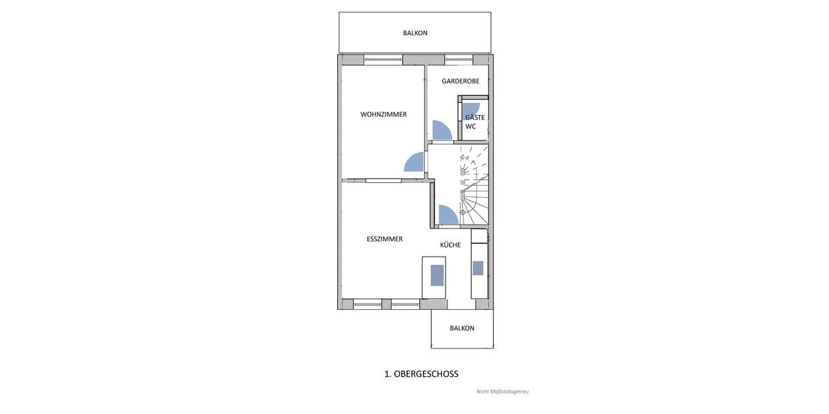 Maisonettenwohnung Bremen Östliche Vorstadt - 4.5 Zimmer, 120 m&sup2;, 1.850&euro; | Angebot:26697994