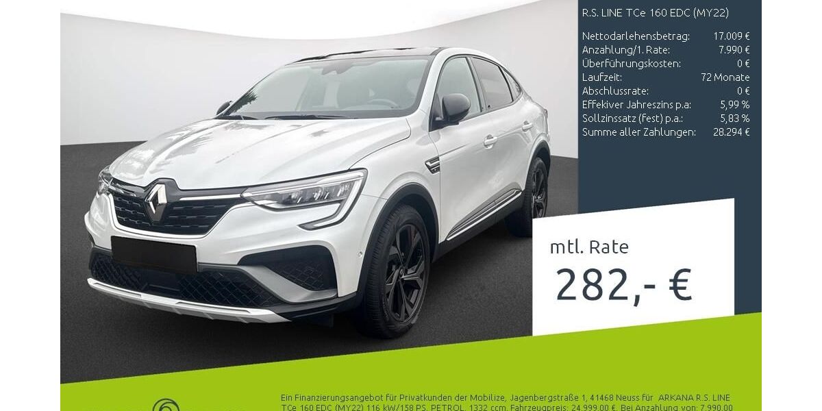 Renault Arkana 6.368 km 24.320 &euro; Stuhr 28816