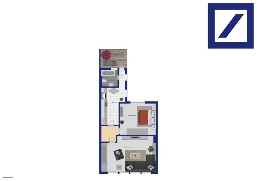 Charmante Dachgeschosswohnung im begehrten Stadtteil Walle 2 zimmer
