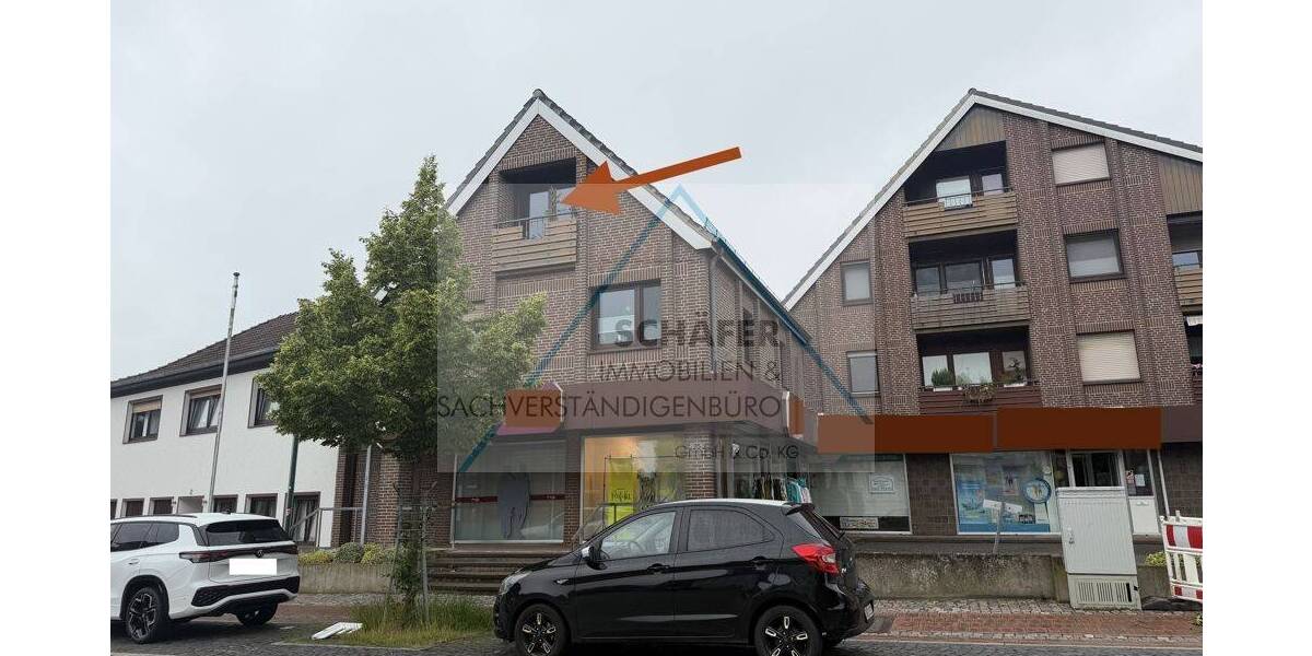 Etagenwohnung Bassum - 2 Zimmer, 50 m&sup2;, 450&euro; | Angebot:26929961