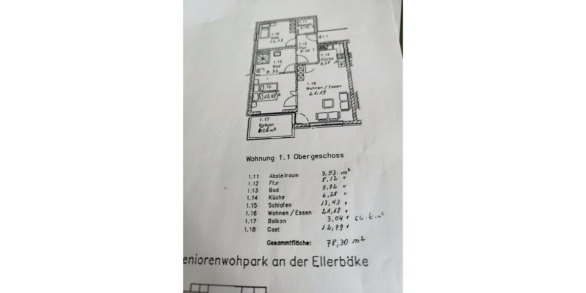 Etagenwohnung Ganderkesee - 3 Zimmer, 78 m&sup2;, 195.000&euro; | Angebot:27081560