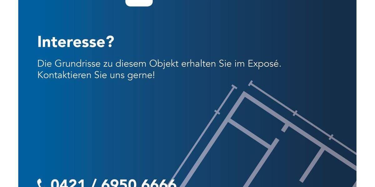 Etagenwohnung Bremen Woltmershausen - 2 Zimmer, 73 m&sup2;, 1.460&euro; | Angebot:26064588