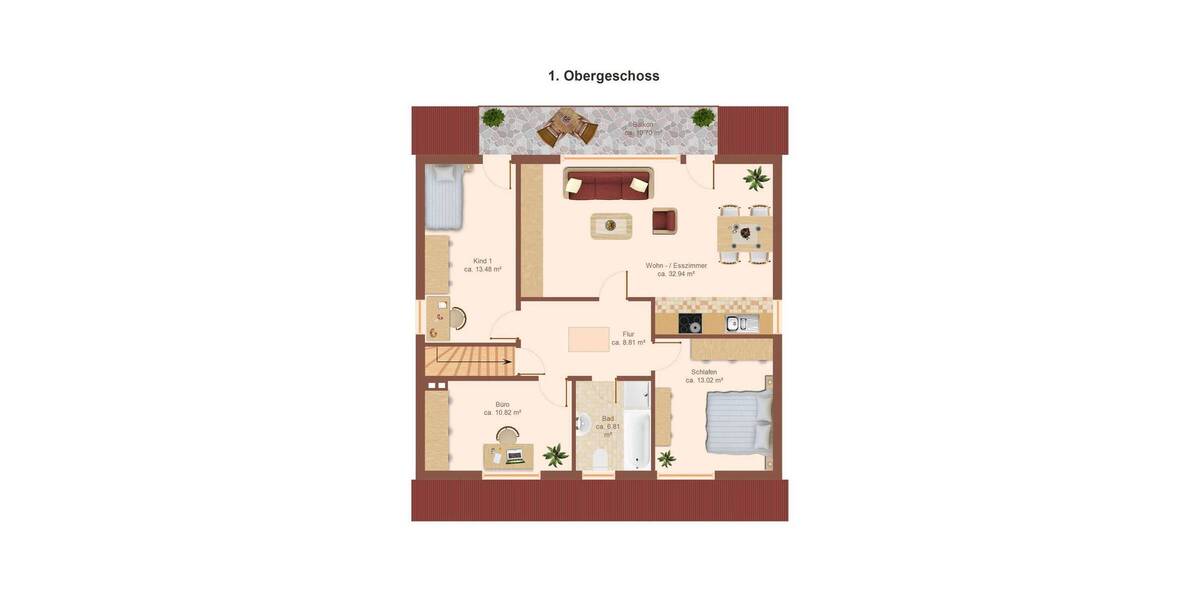 Etagenwohnung Stuhr Varrel - 4 Zimmer, 87 m&sup2;, 275.000&euro; | Angebot:26128457
