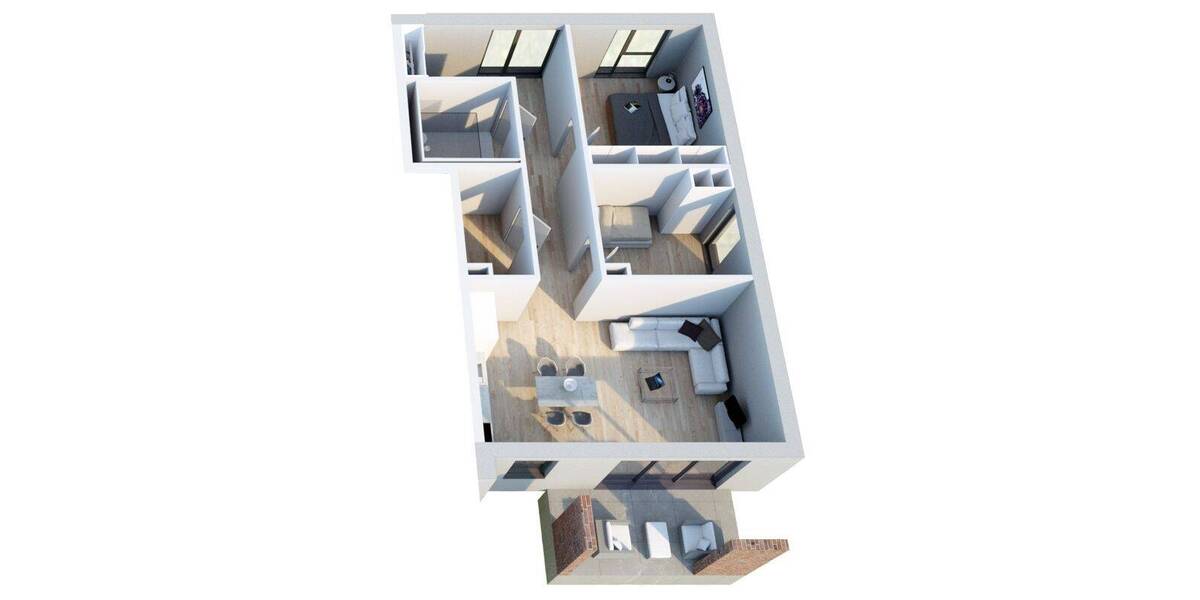Etagenwohnung Syke - 3 Zimmer, 83 m&sup2;, 1.035&euro; | Angebot:26903842
