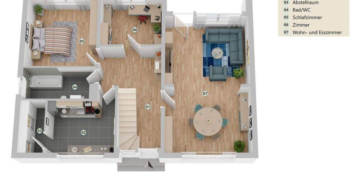 Doppelhaushälfte Emtinghausen - 5 Zimmer, 159 m&sup2;, 242.000&euro; | Angebot:25770227