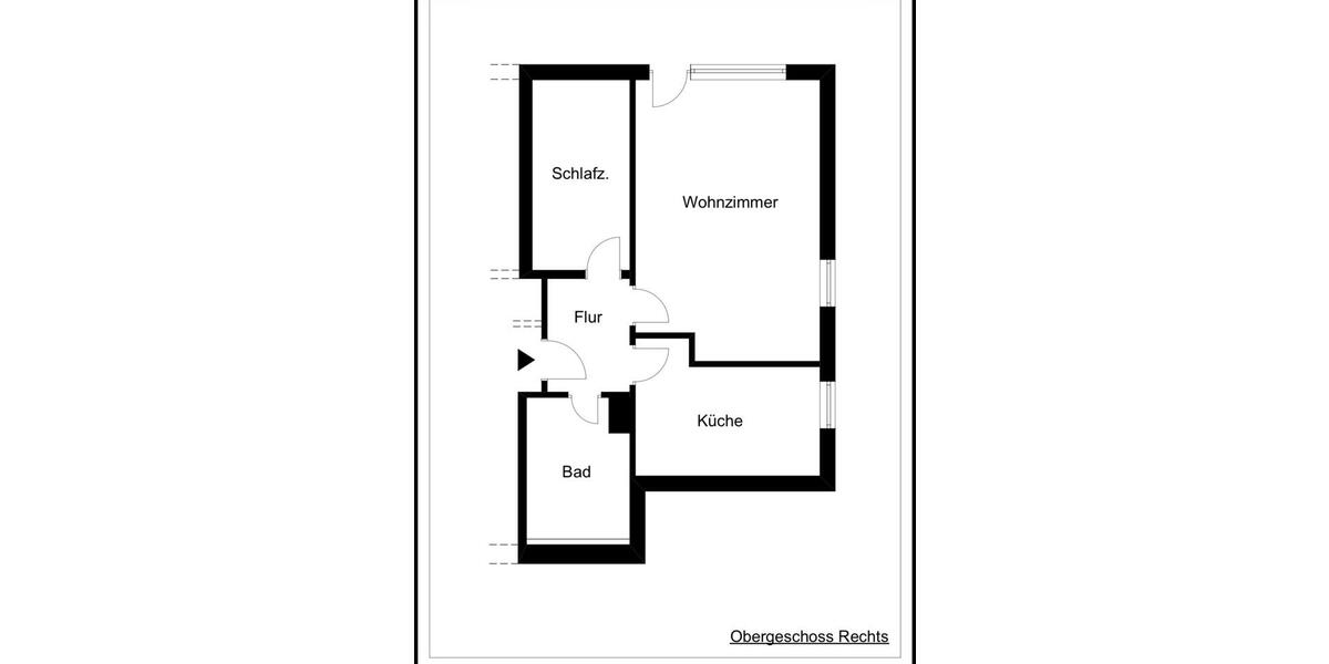 Etagenwohnung Bremen Huchting - 1.5 Zimmer, 52 m&sup2;, 670&euro; | Angebot:26057545