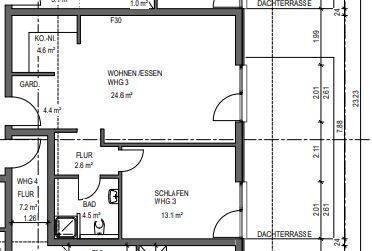 Etagenwohnung Stuhr Brinkum - 2 Zimmer, 63 m&sup2;, 610&euro; | Angebot:26290477