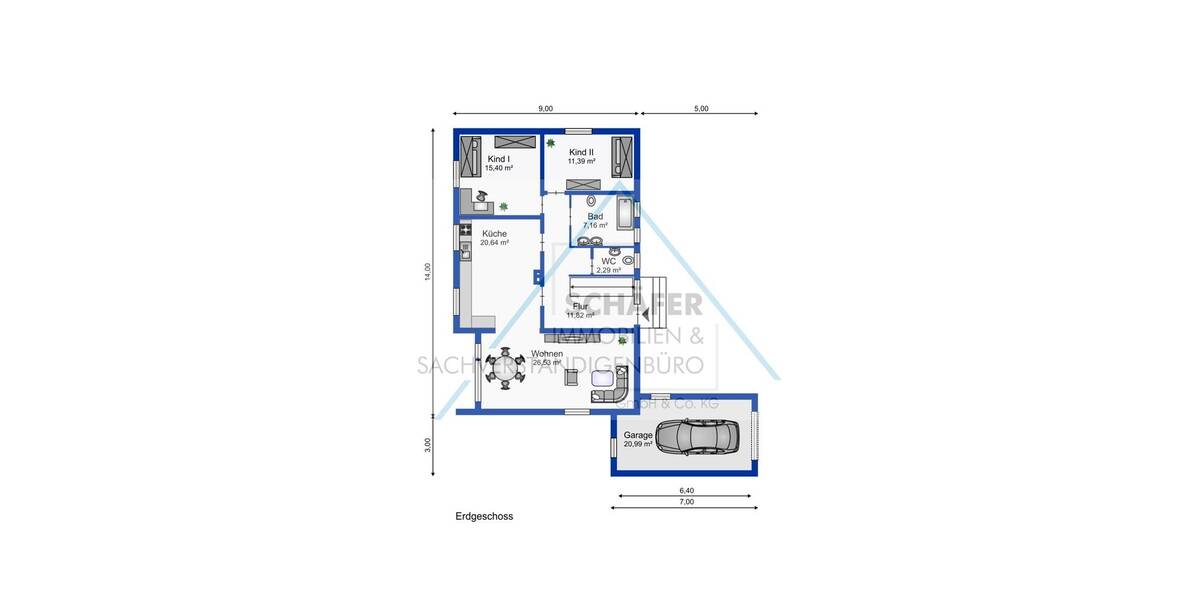 Bungalow Bassum - 7 Zimmer, 137 m&sup2;, 395.000&euro; | Angebot:26319840