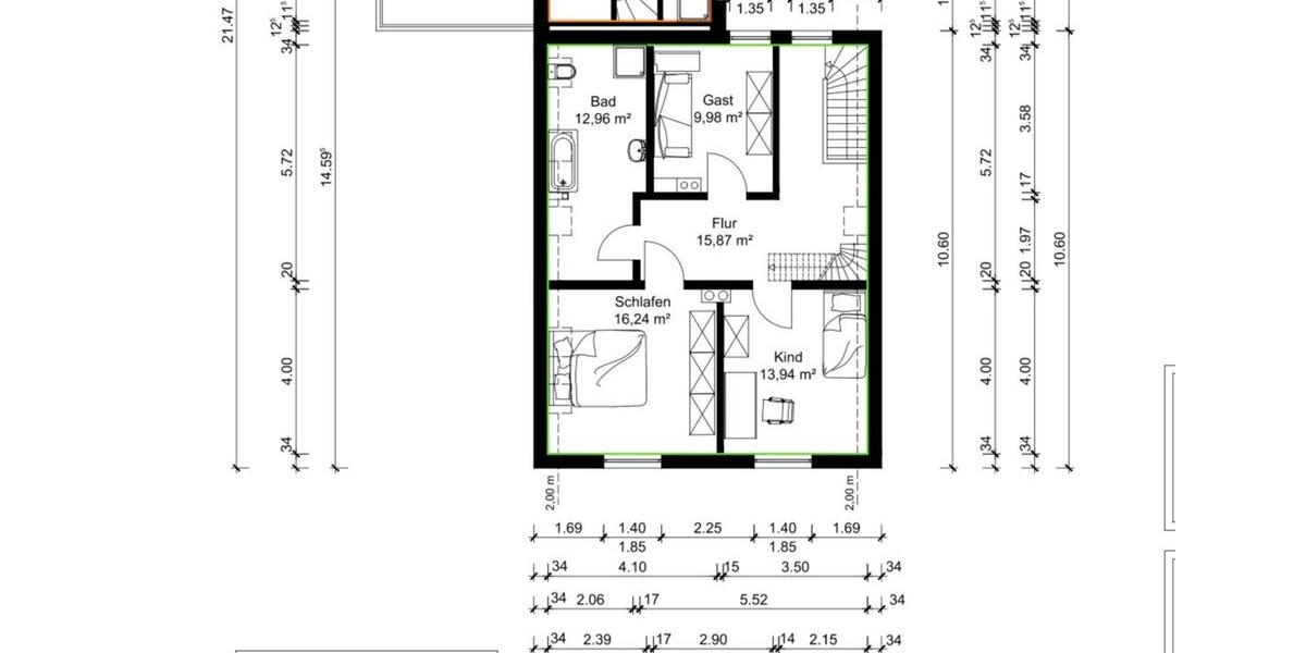 Einfamilienhaus Elsfleth - 5 Zimmer, 155 m&sup2;, 1.250&euro; | Angebot:25406111