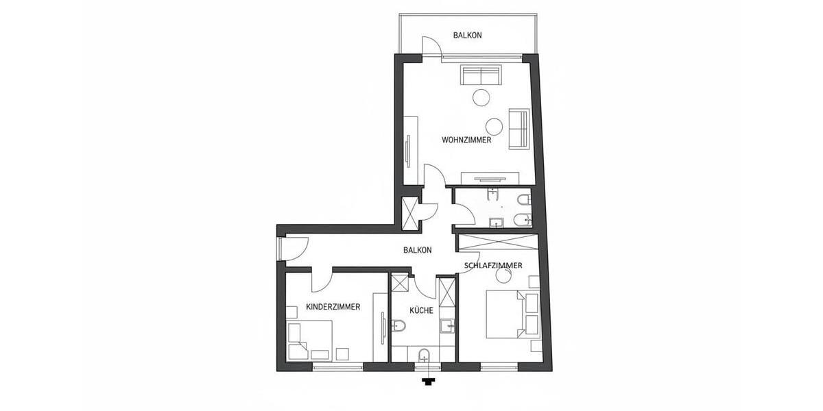 Hochparterre Bremen Blumenthal - 3 Zimmer, 84 m&sup2;, 169.000&euro; | Angebot:27072293