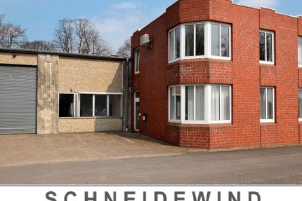 Gewerbefläche TOP-Lage an der B6 2 Hallen mit je ca. 600 m² 1 Halle mit ca. 150 m² + Büro 300 m² - Gewerbeobjekt Weyhe | Angebot:25181992