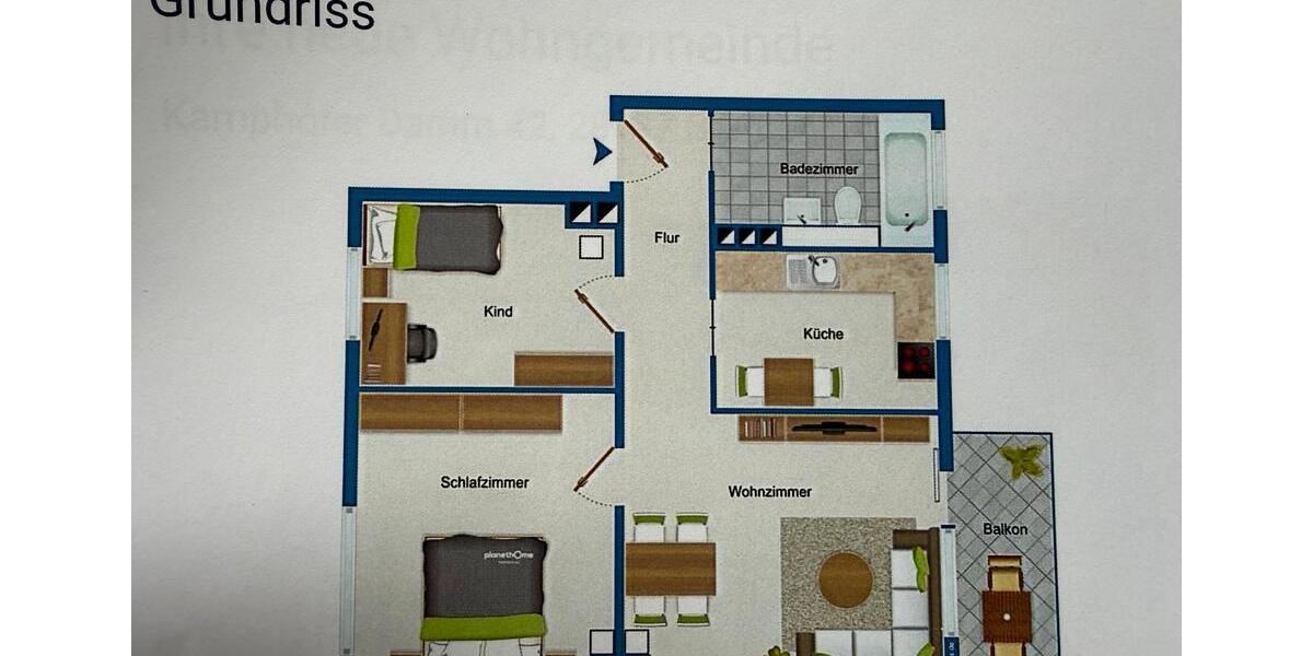 Etagenwohnung Bremen Häfen - 3 Zimmer, 52 m&sup2;, 138.000&euro; | Angebot:26234514
