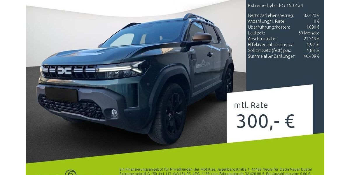 Dacia Duster 2.500 km 32.420 &euro; Stuhr 28816