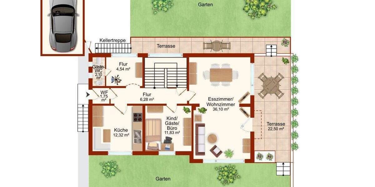 Lage, Lage, Lage. Gute Bausubstanz mir Renovierungsbedarf auf tollem Grundstück. Die TOP-Lage in Syke 6 zimmer