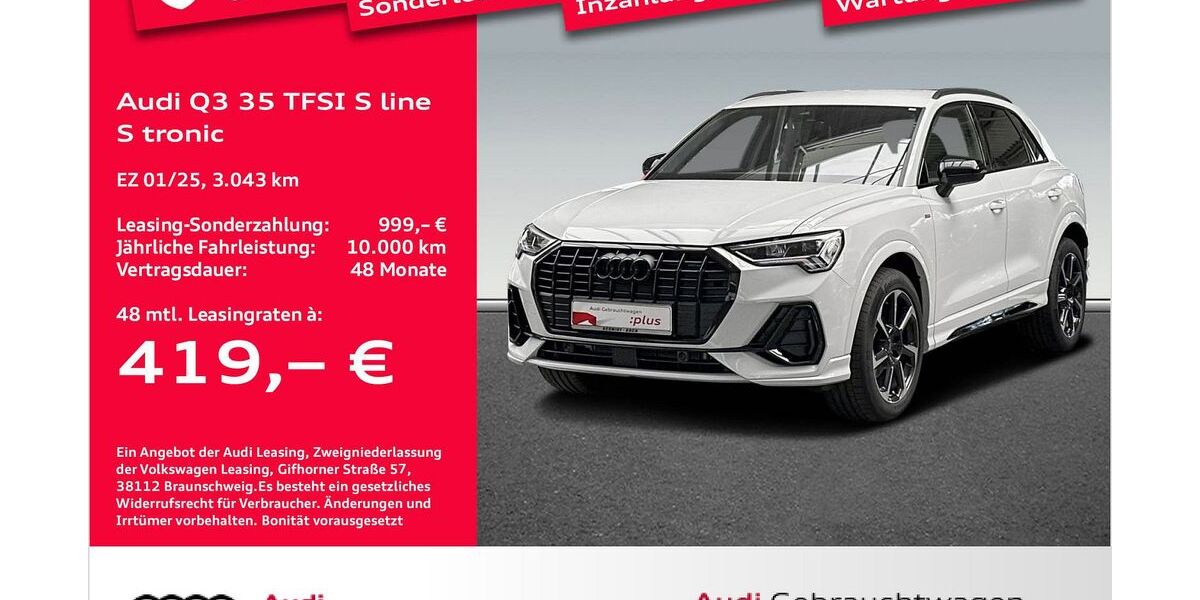 Audi Q3 3.043 km 43.930 &euro; Bremen 28207