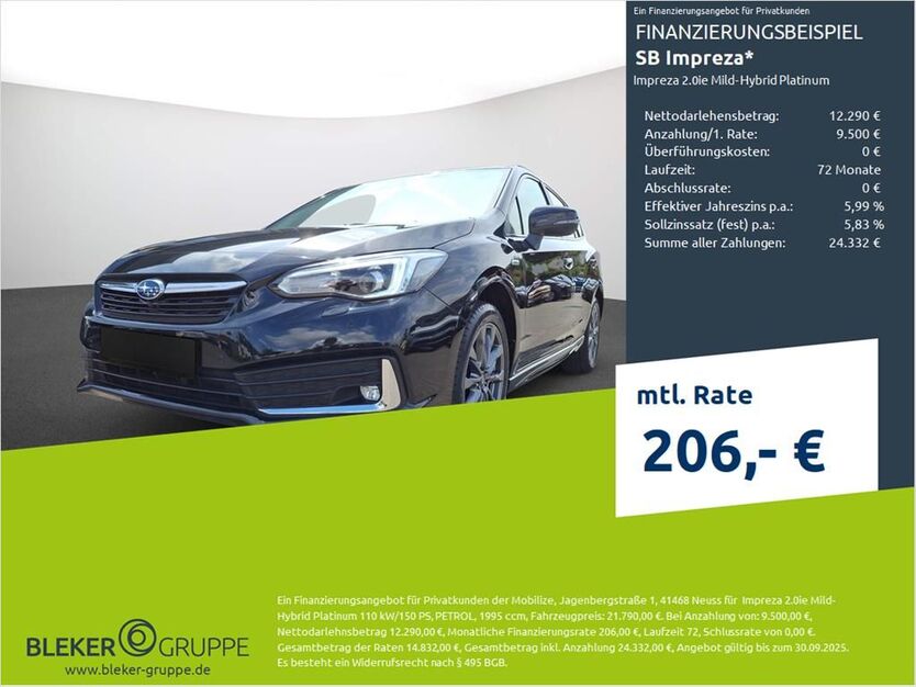 Subaru Impreza 33.339 km 21.790 € Stuhr 28816